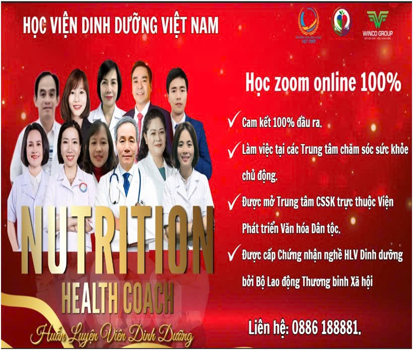 Lĩnh vực Đào tạo nguồn Nhân lực: <br><span>Huấn luyện viên Dinh dưỡng</span>